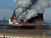 Grand Pier fire - July 2008